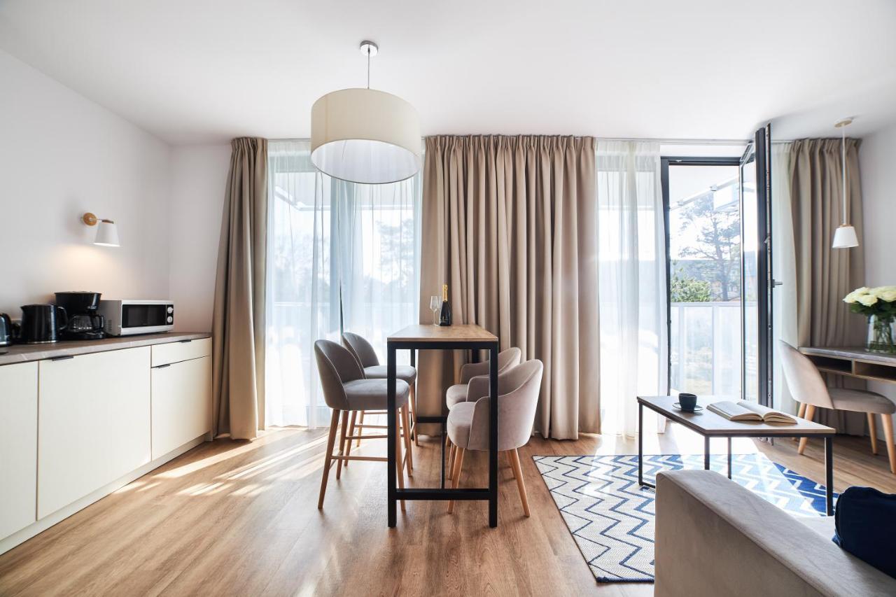 Jantaris Mielno Apartamenty Przy Plazy Eksteriør bilde
