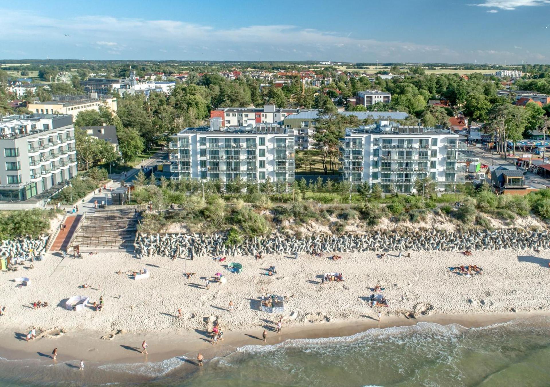 Jantaris Mielno Apartamenty Przy Plazy Eksteriør bilde